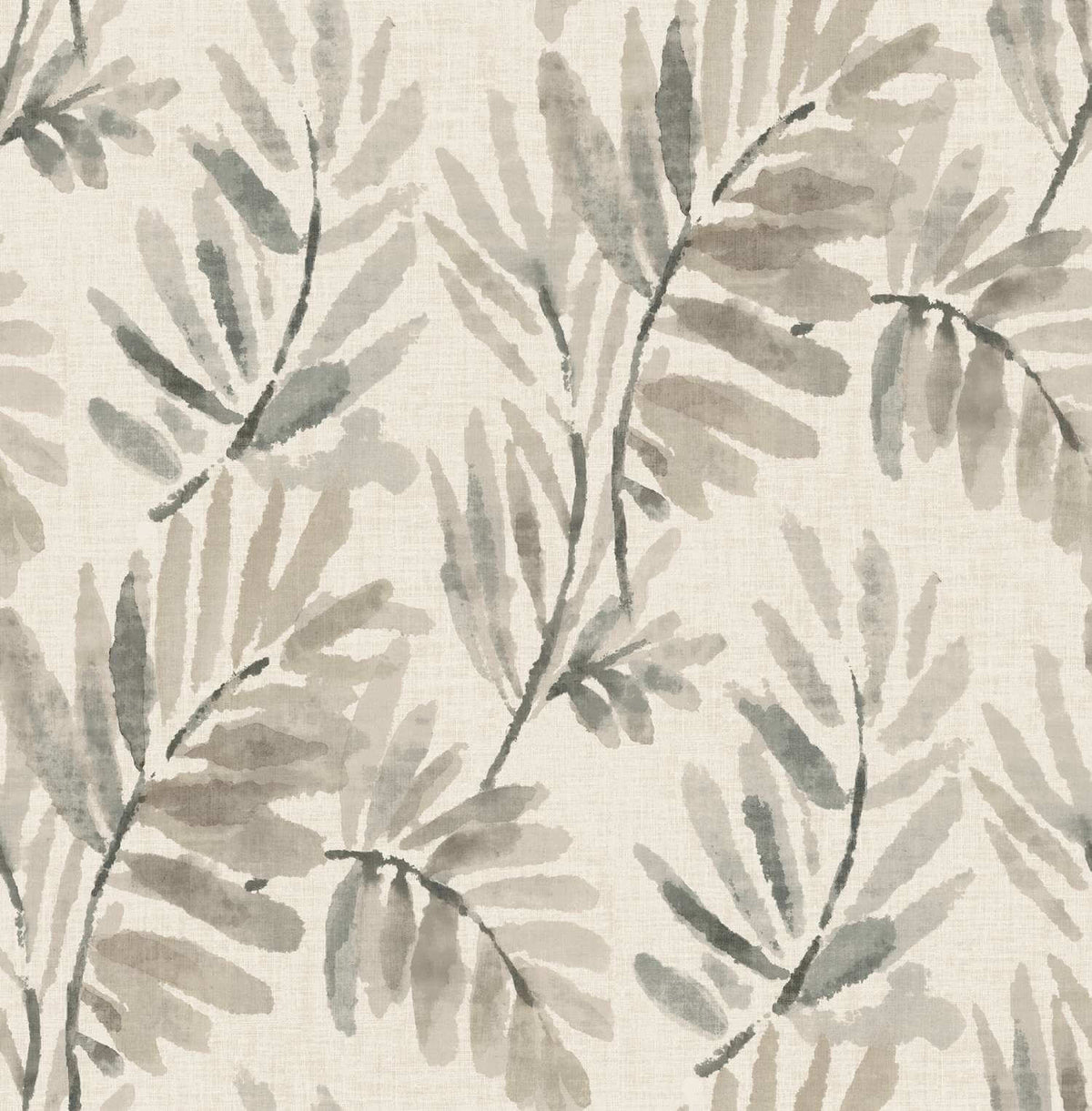 Drew & Jonathan Home Serenade Wallpaper Sample - Grey