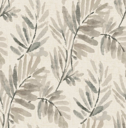 Drew & Jonathan Home Serenade Wallpaper Sample - Grey