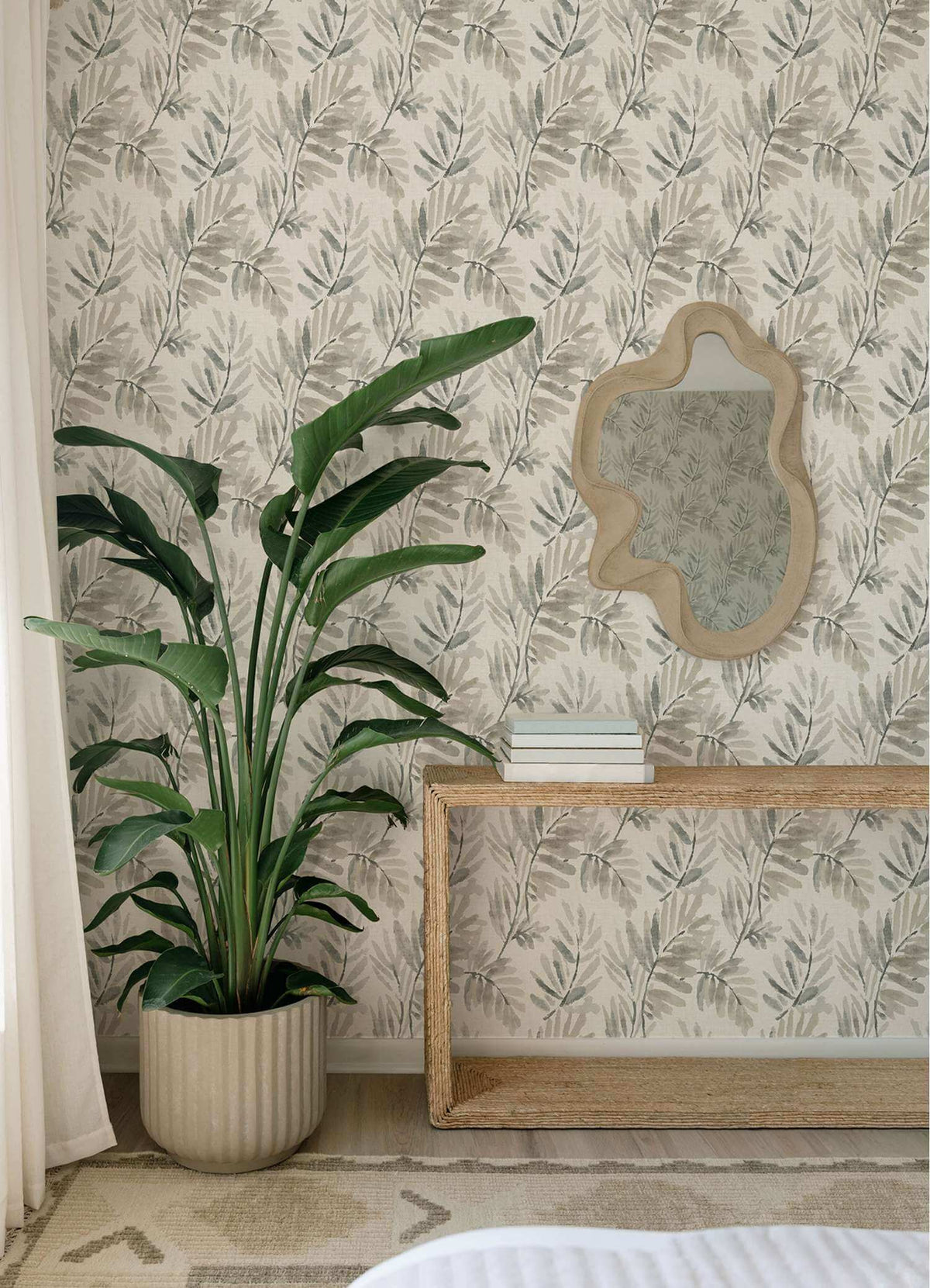 Drew & Jonathan Home Serenade Wallpaper Sample - Grey