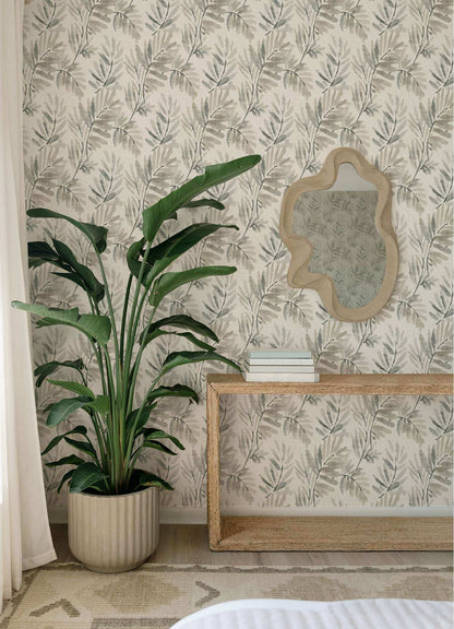 Drew & Jonathan Home Serenade Wallpaper Sample - Grey