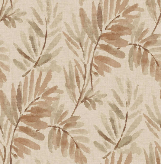 Drew & Jonathan Home Serenade Ferns Wallpaper - Blush