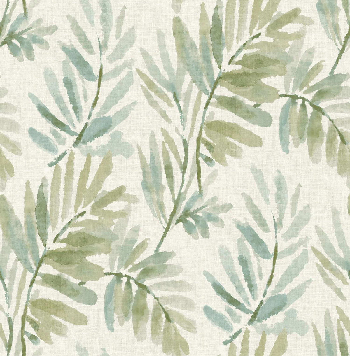 Drew & Jonathan Home Serenade Wallpaper Sample - Sea Green