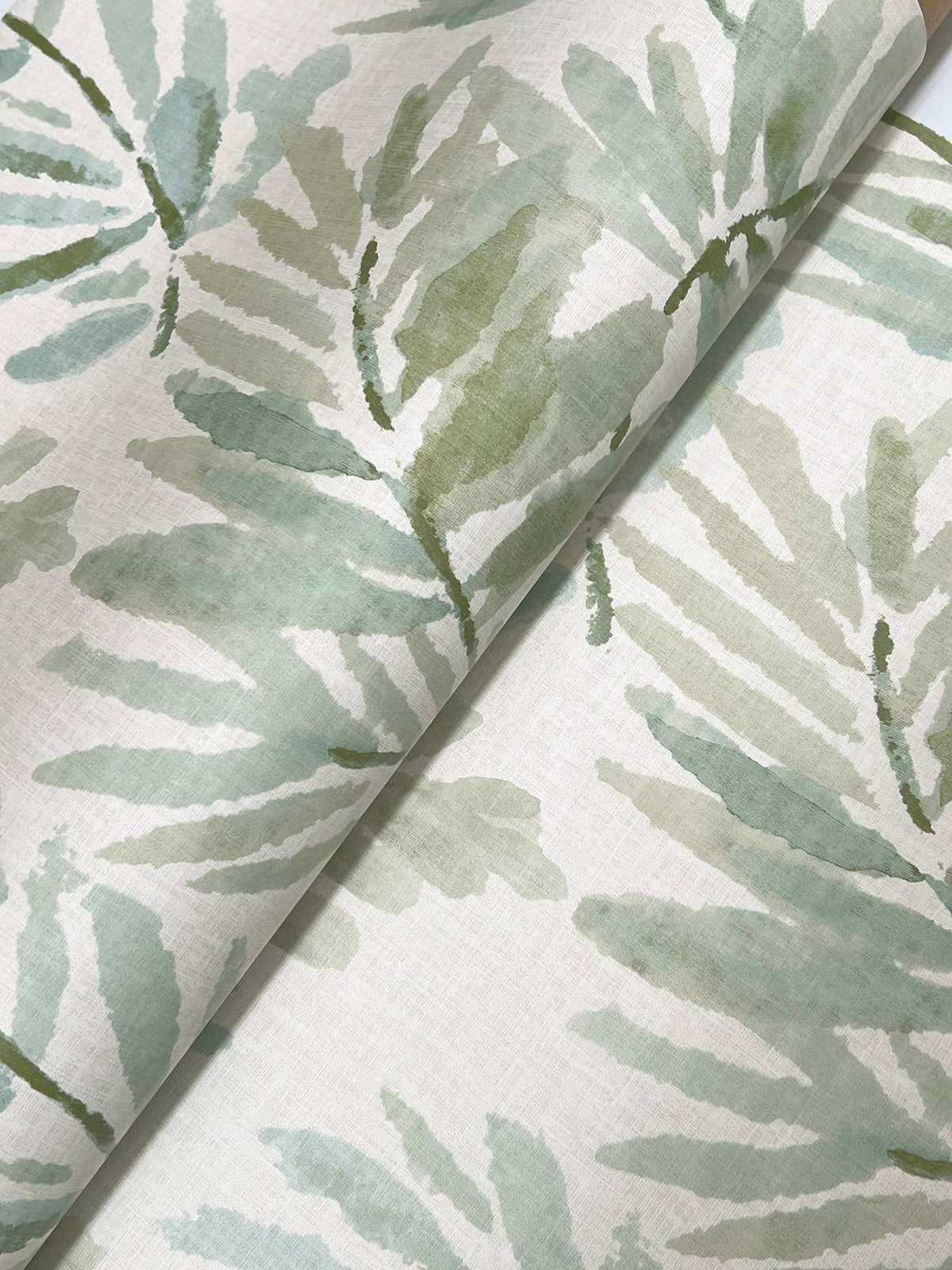 Drew & Jonathan Home Serenade Wallpaper Sample - Sea Green