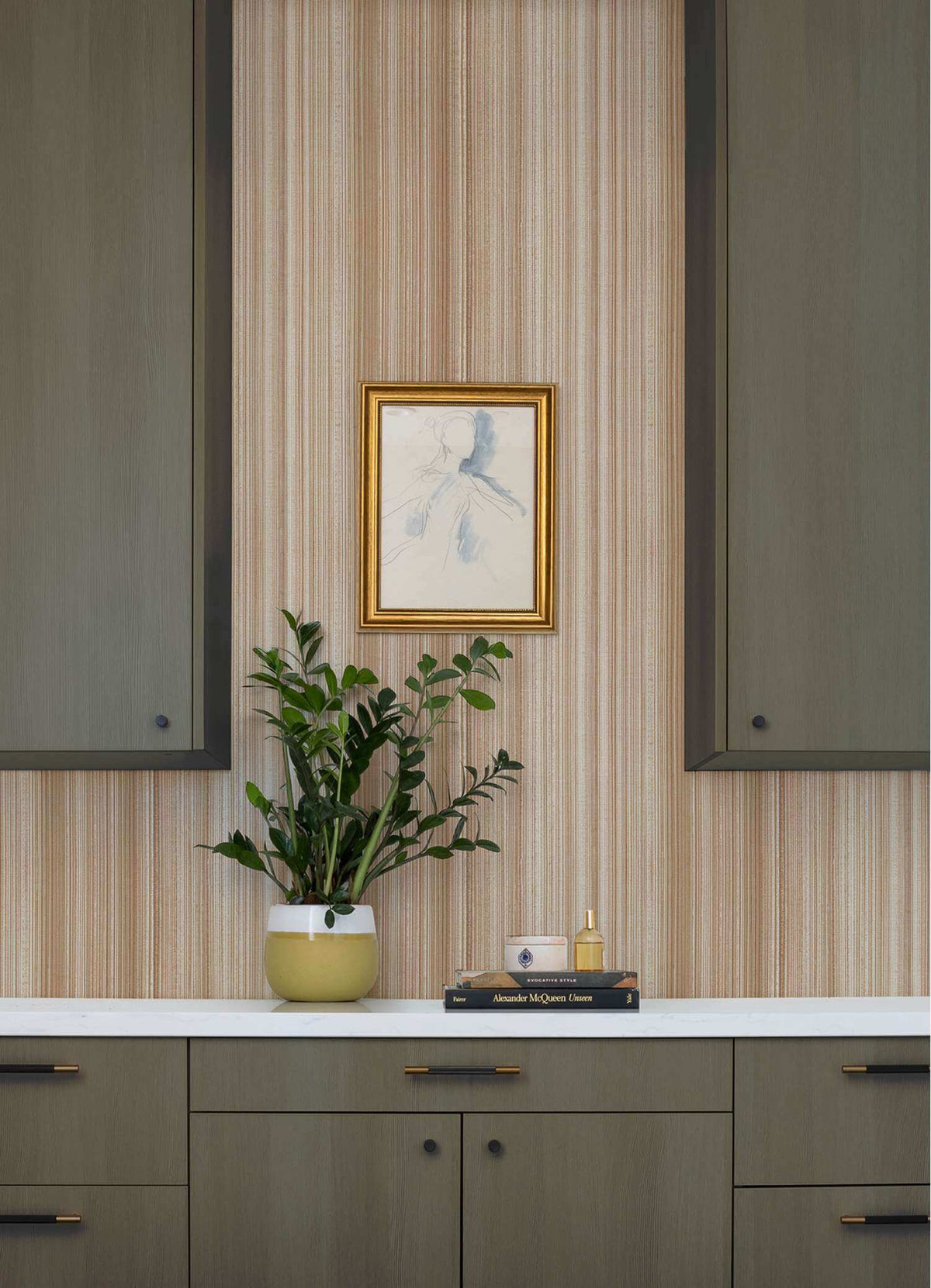 Drew & Jonathan Home Elan Wallpaper Sample - Blush