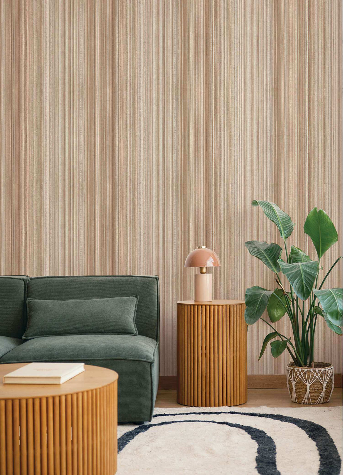 Drew & Jonathan Home Elan Wallpaper Sample - Blush