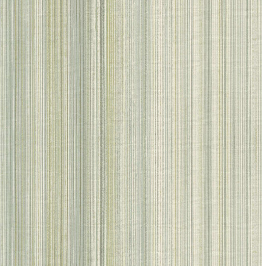 Drew & Jonathan Home Elan Stripe Wallpaper - Sea Green