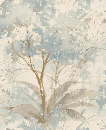 Drew & Jonathan Home Mistwood Forest Wallpaper - Blue