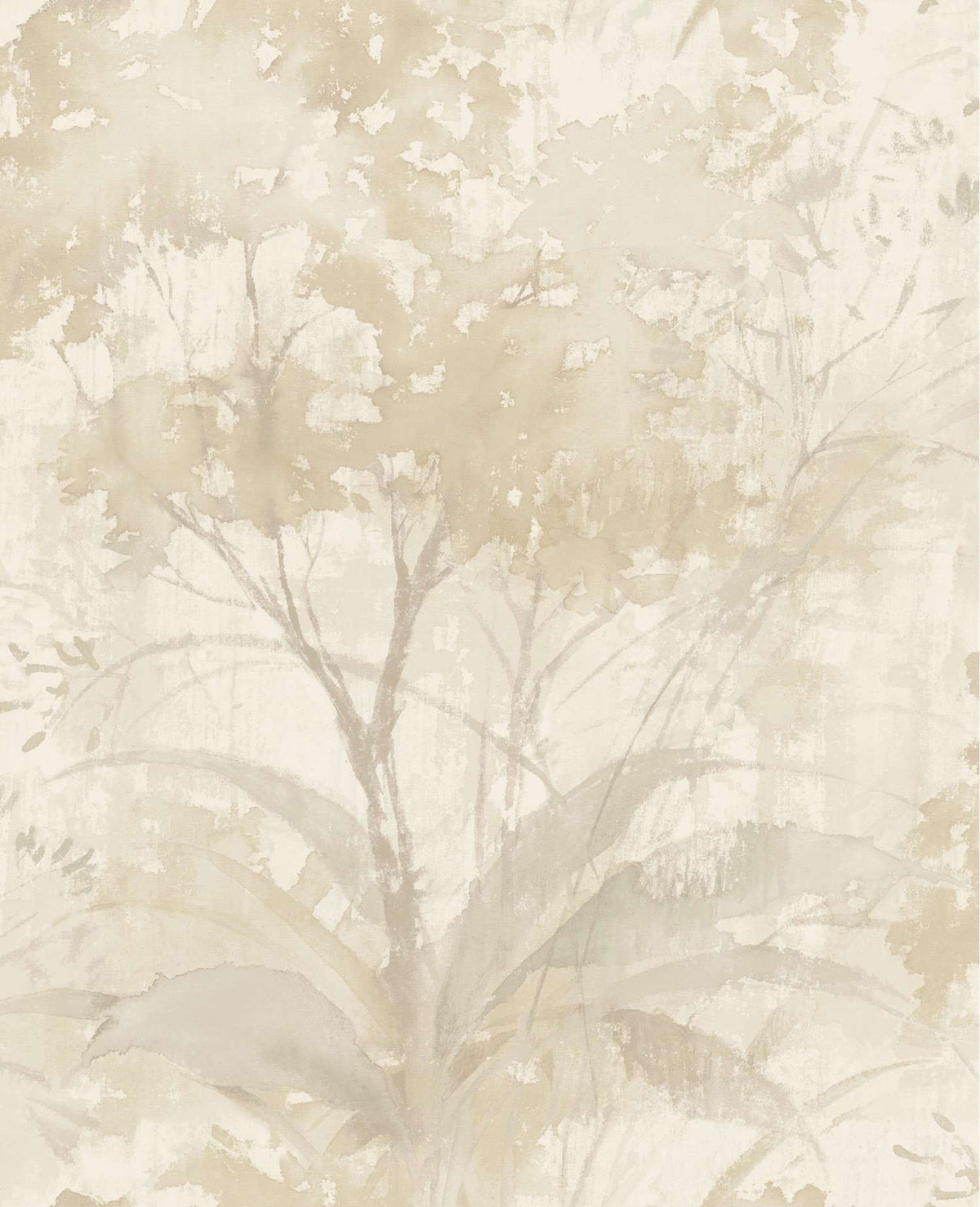 Drew & Jonathan Home Mistwood Wallpaper Sample - Beige