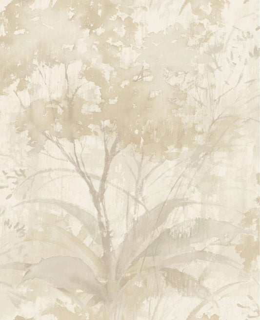Drew & Jonathan Home Mistwood Forest Wallpaper - Beige