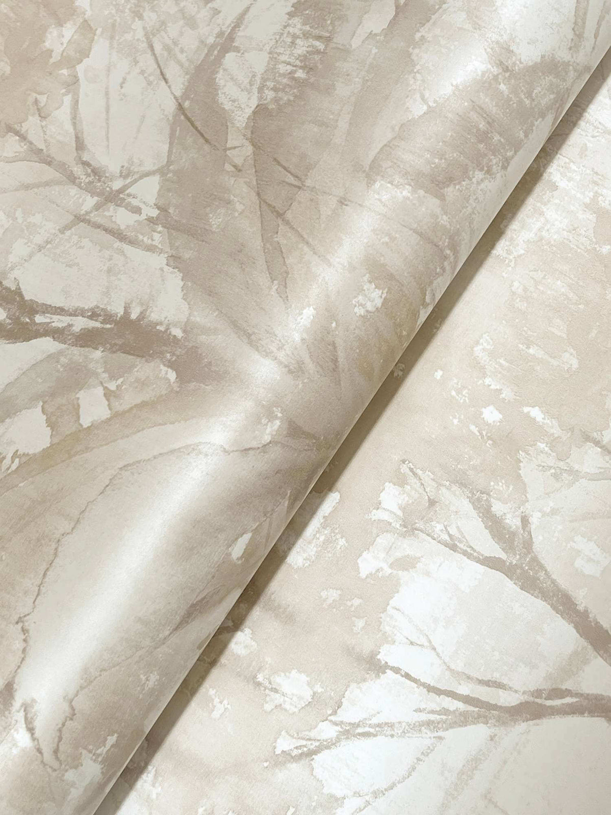 Drew & Jonathan Home Mistwood Wallpaper Sample - Beige