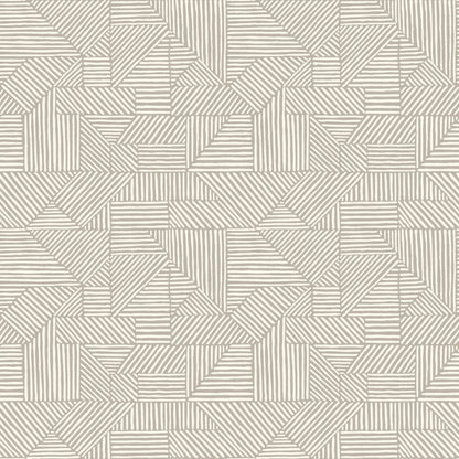 Drew & Jonathan Home Crescendo Geometric Wallpaper - Light Gray