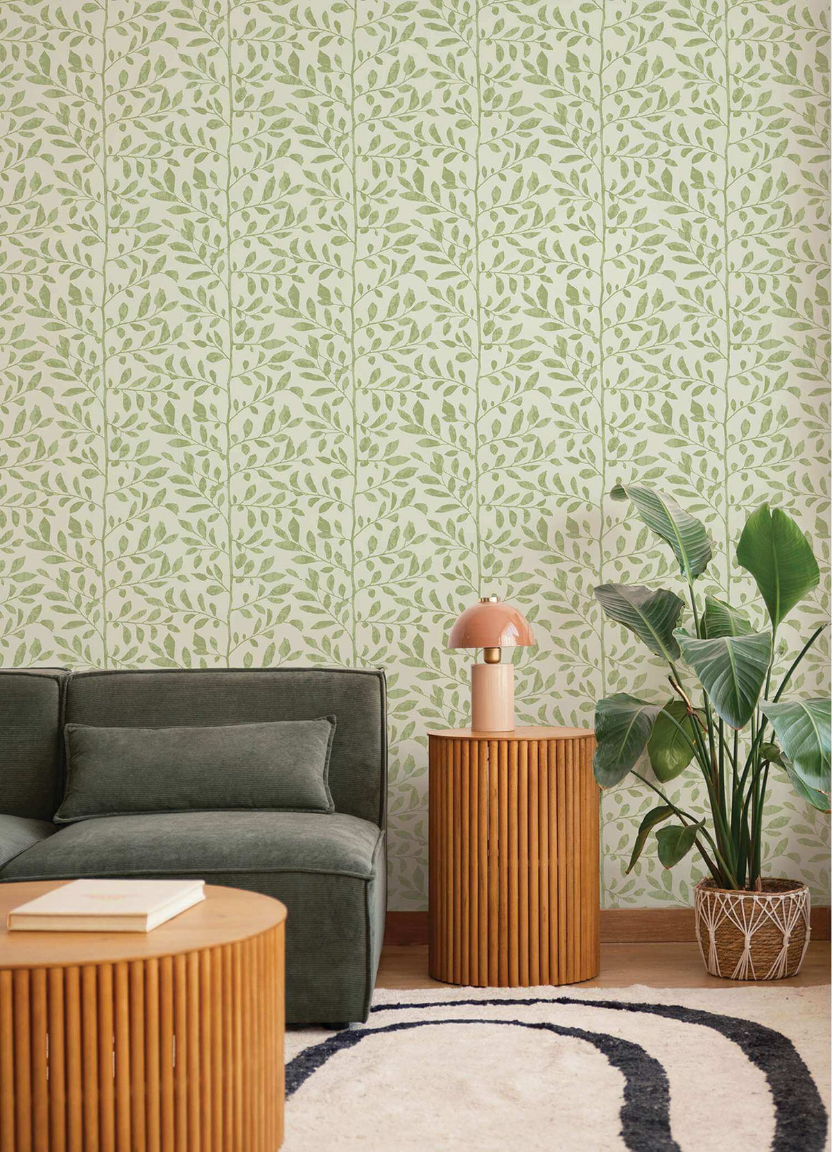 Drew & Jonathan Home Sagecrest Wallpaper Sample - Sage