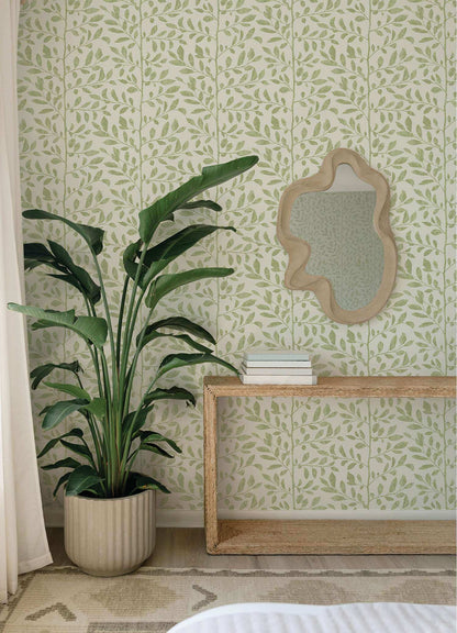 Drew & Jonathan Home Sagecrest Wallpaper Sample - Sage