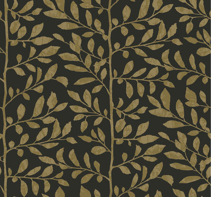 Drew & Jonathan Home Sagecrest Wallpaper Sample - Black