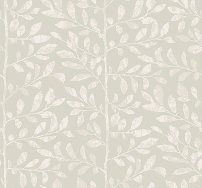 Drew & Jonathan Home Sagecrest Wallpaper Sample - Light Grey