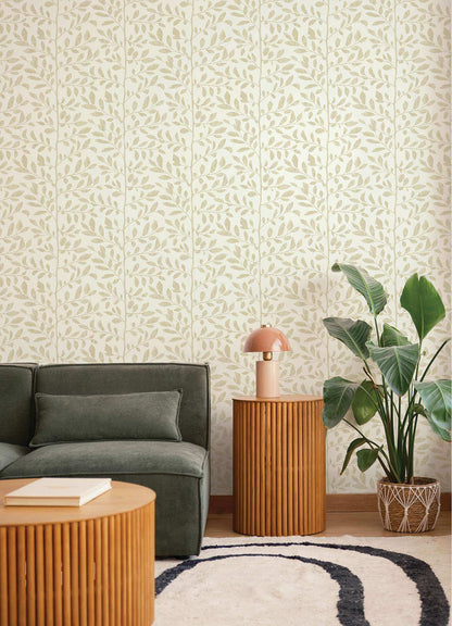 Drew & Jonathan Home Sagecrest Wallpaper Sample - Platinum