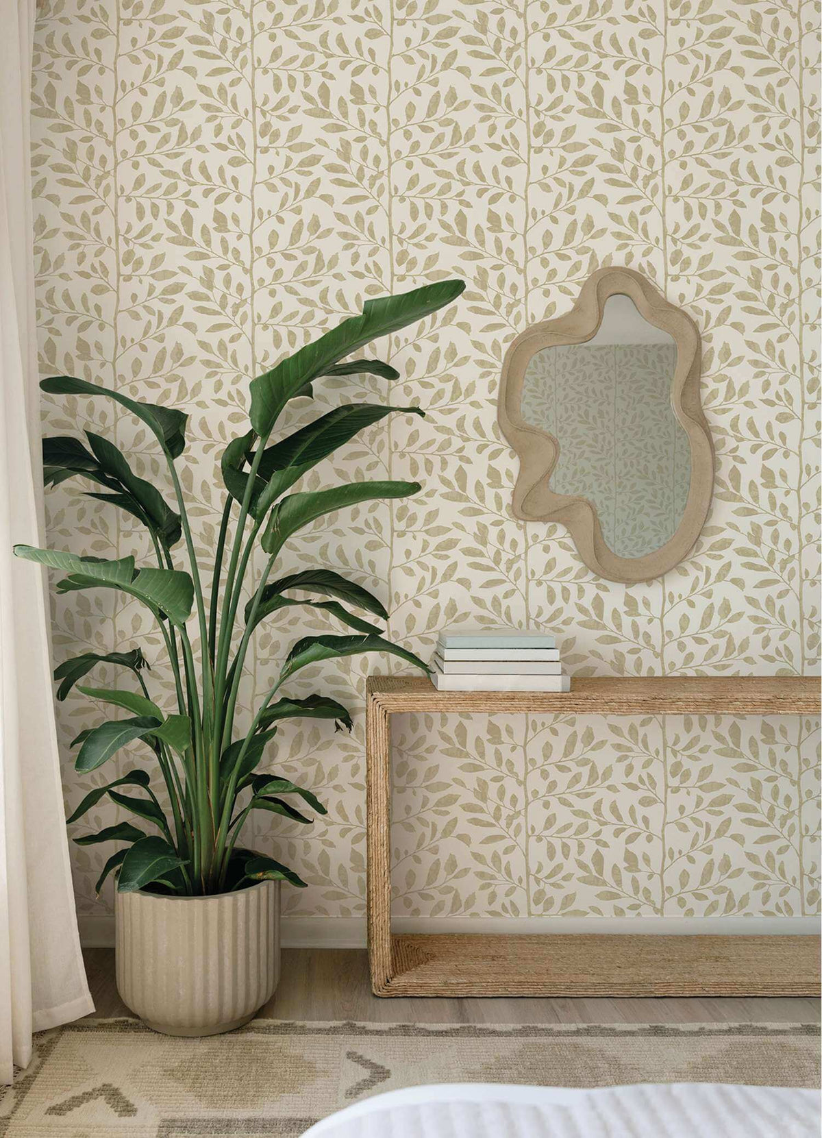 Drew & Jonathan Home Sagecrest Wallpaper Sample - Platinum
