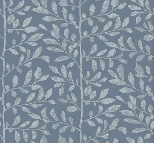 Drew & Jonathan Home Sagecrest Sapling Wallpaper - Blue