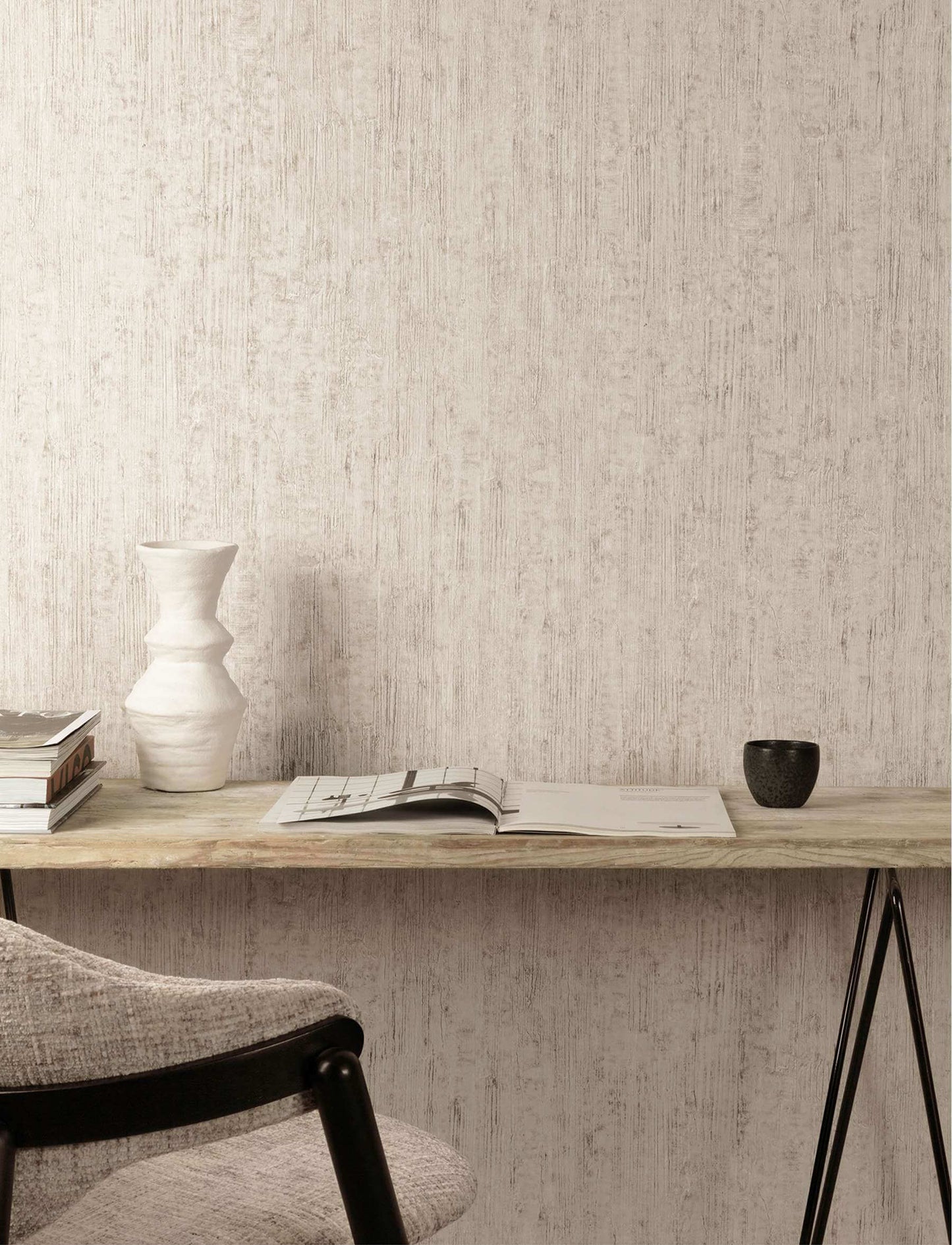 Chesapeake Kitchen & Bath Ramona Wallpaper Sample - Beige