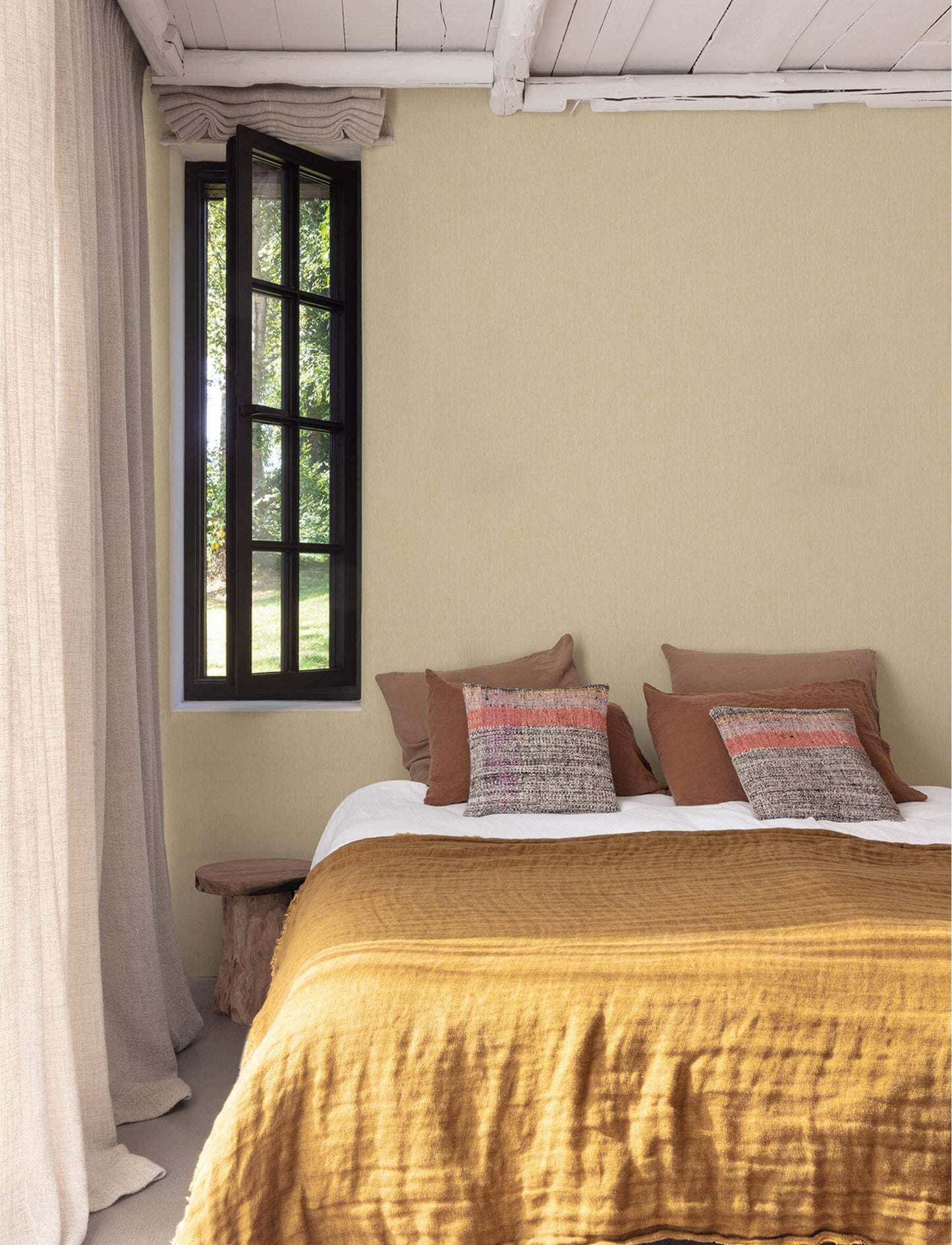 Chesapeake Kitchen & Bath Elijah Wallpaper Sample - Wheat