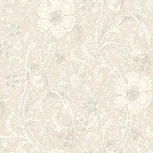 Chesapeake Kitchen & Bath Liora Floral Wallpaper - Neutral