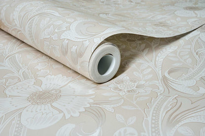 Chesapeake Kitchen & Bath Liora Floral Wallpaper Sample - Neutral