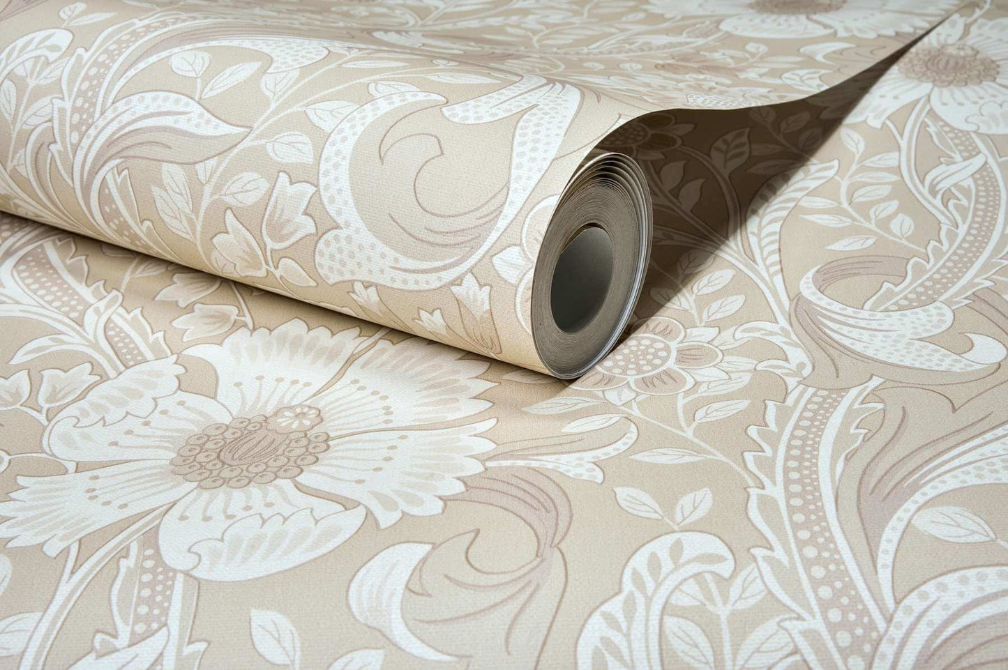 Chesapeake Kitchen & Bath Liora Floral Wallpaper Sample - Beige