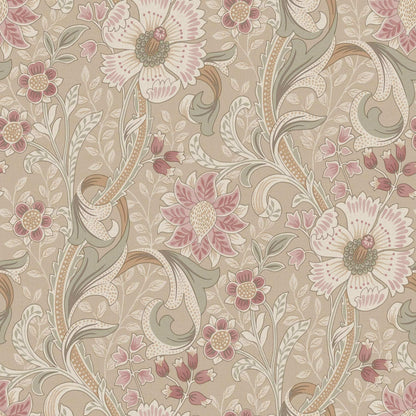 Chesapeake Kitchen & Bath Liora Floral Wallpaper - Taupe
