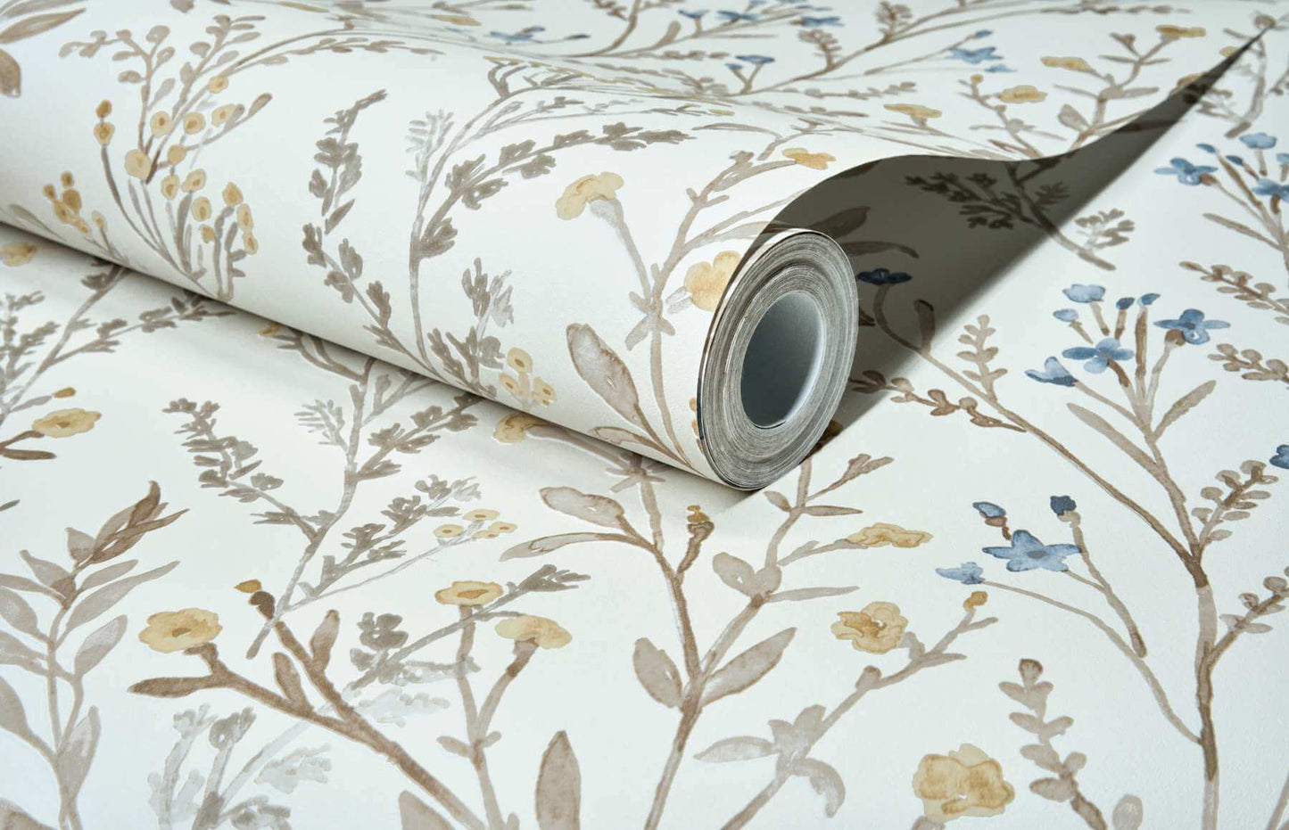 Chesapeake Kitchen & Bath Laverne Wildflowers Wallpaper Sample - Neutral