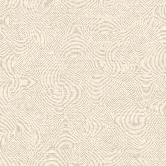 Chesapeake Kitchen & Bath Harrison Swirling Wallpaper - Champagne
