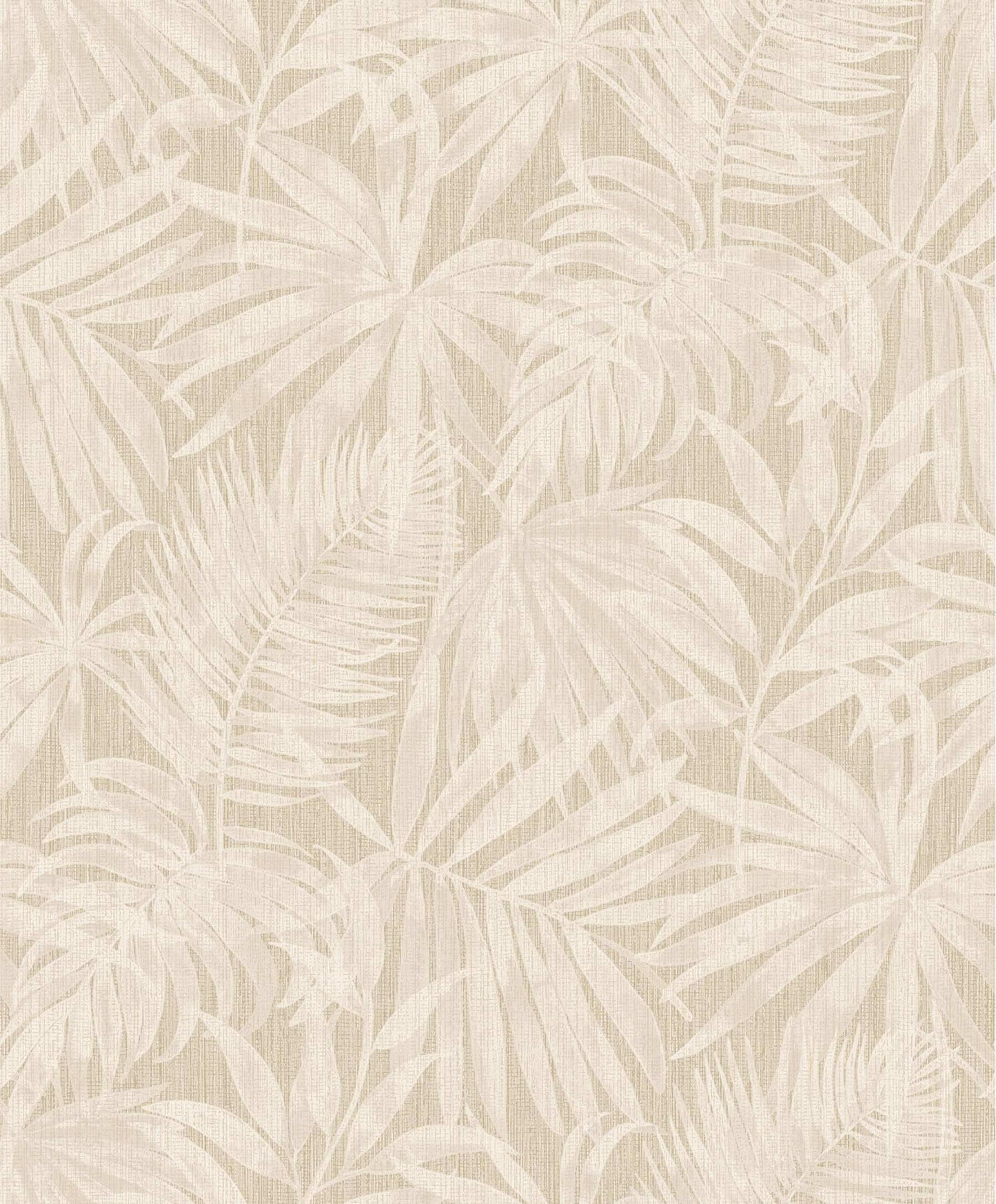 Chesapeake Kitchen & Bath Sonny Fronds Wallpaper Sample - Beige