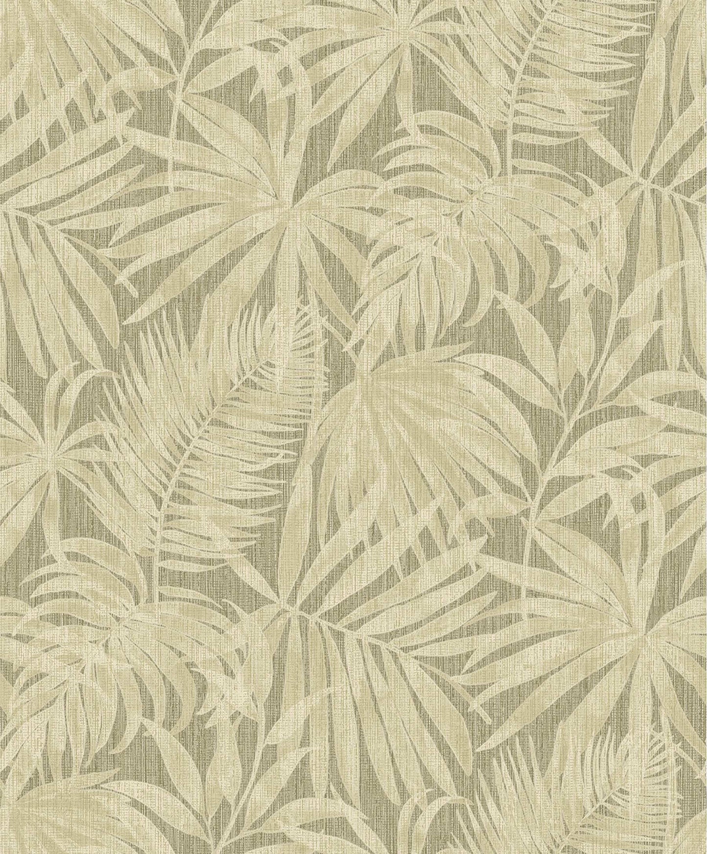 Chesapeake Kitchen & Bath Sonny Fronds Wallpaper Sample - Green