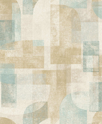 Chesapeake Kitchen & Bath Cassandra Wallpaper Sample - Teal