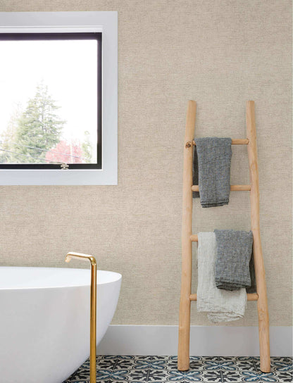 Chesapeake Kitchen & Bath Tansy Distressed Wallpaper - Neutral