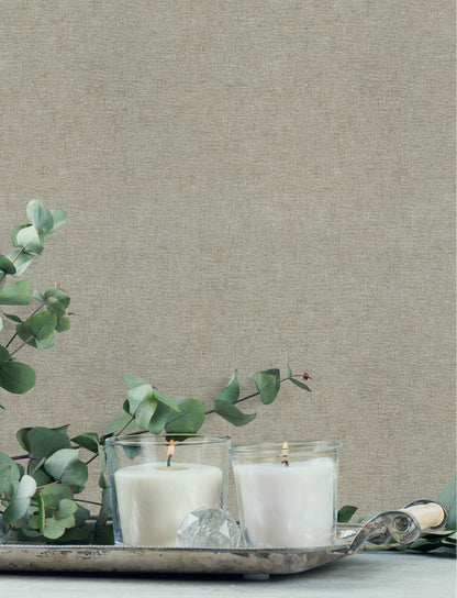 Chesapeake Kitchen & Bath Tansy Wallpaper Sample - Dark Grey