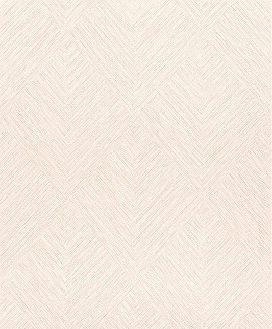 Chesapeake Kitchen & Bath Hollis Diamond Wallpaper - Beige
