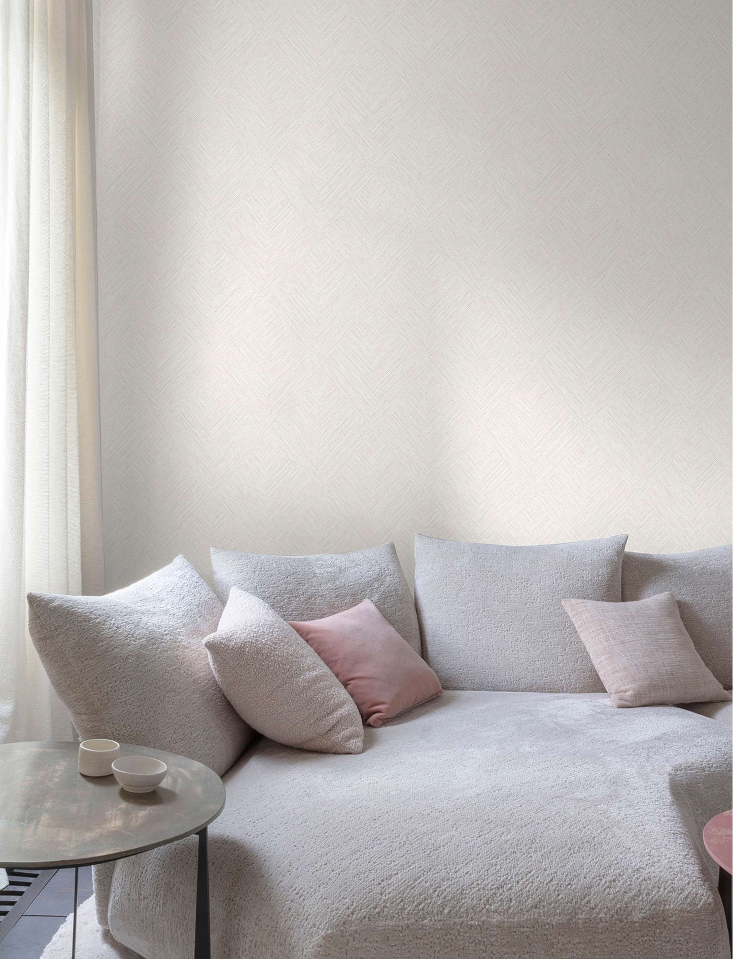 Chesapeake Kitchen & Bath Hollis Wallpaper Sample - Beige