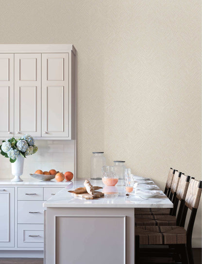 Chesapeake Kitchen & Bath Hollis Wallpaper Sample - Beige