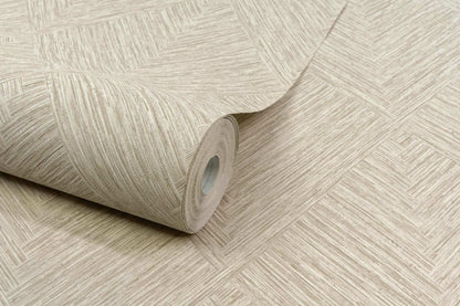 Chesapeake Kitchen & Bath Hollis Wallpaper Sample - Taupe