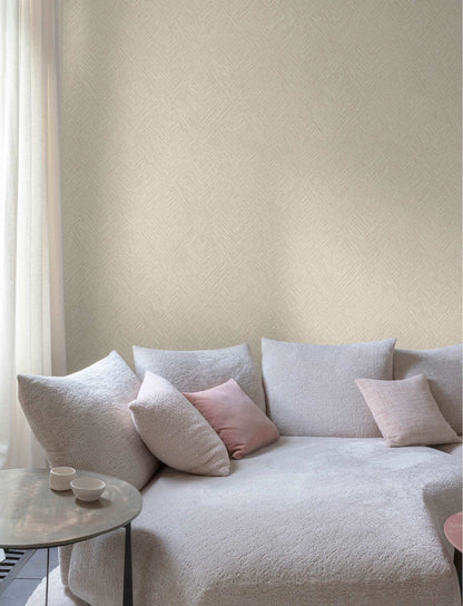 Chesapeake Kitchen & Bath Hollis Wallpaper Sample - Taupe