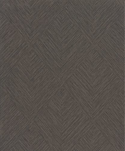 Chesapeake Kitchen & Bath Hollis Wallpaper Sample - Charcoal