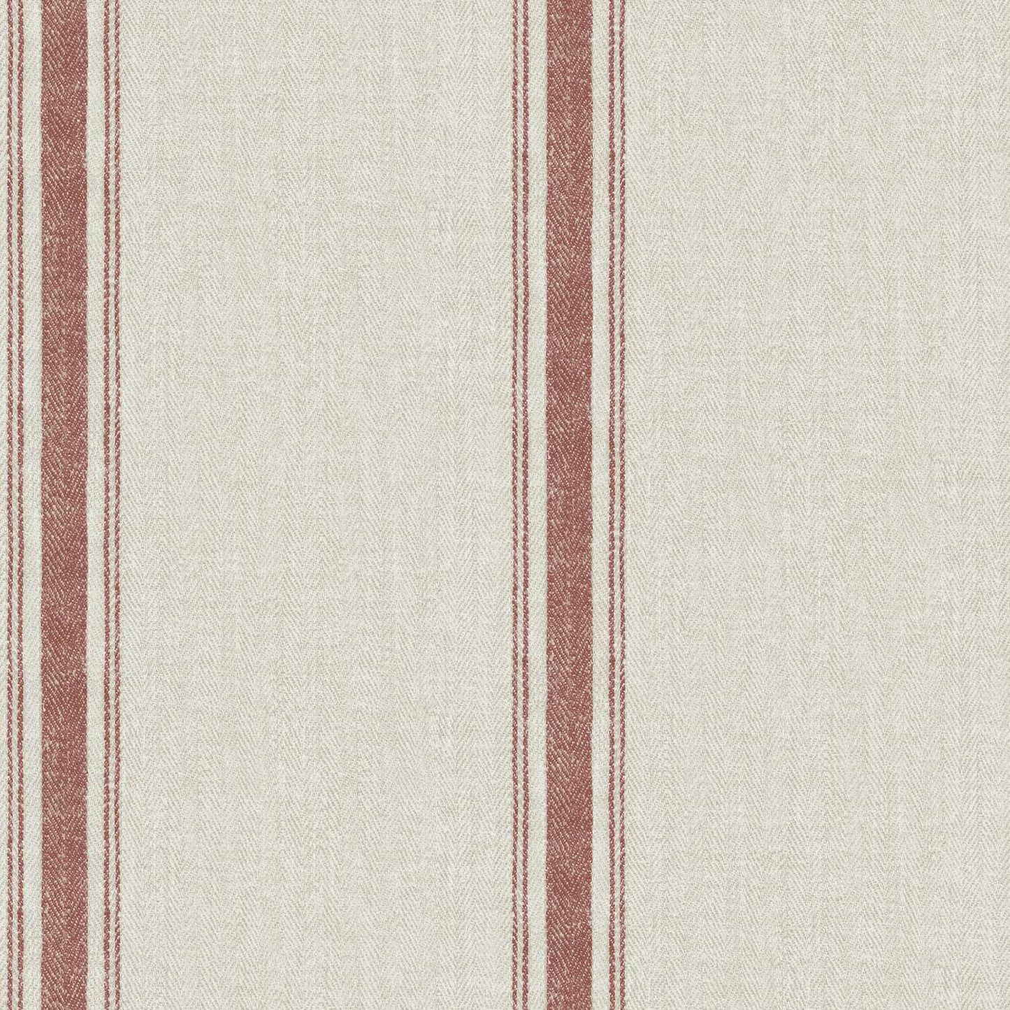 Chesapeake Plaid & Stripe Linette Wallpaper - Red