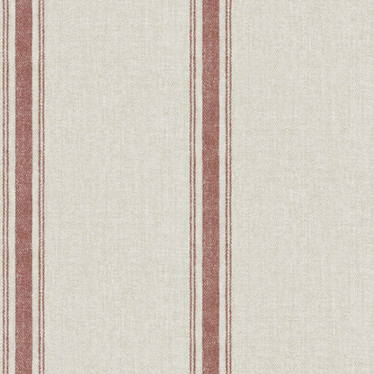 Chesapeake Plaid & Stripe Linette Wallpaper - Red