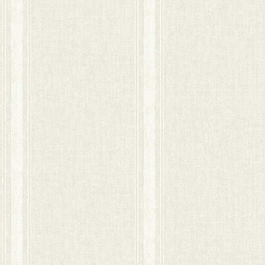 Chesapeake Plaid & Stripe Linette Wallpaper - Cream