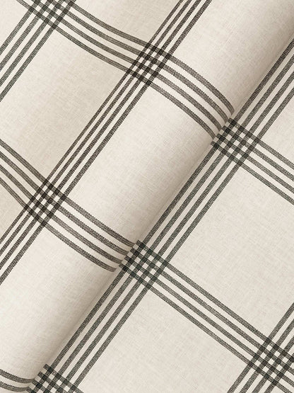 Chesapeake Plaid & Stripe Twain Wallpaper Sample - Black