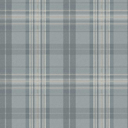 Chesapeake Plaid & Stripe Austin Wallpaper Sample - Slate