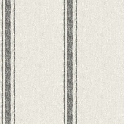 Chesapeake Plaid & Stripe Linette Wallpaper Sample - Black