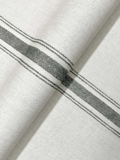 Chesapeake Plaid & Stripe Linette Wallpaper Sample - Black