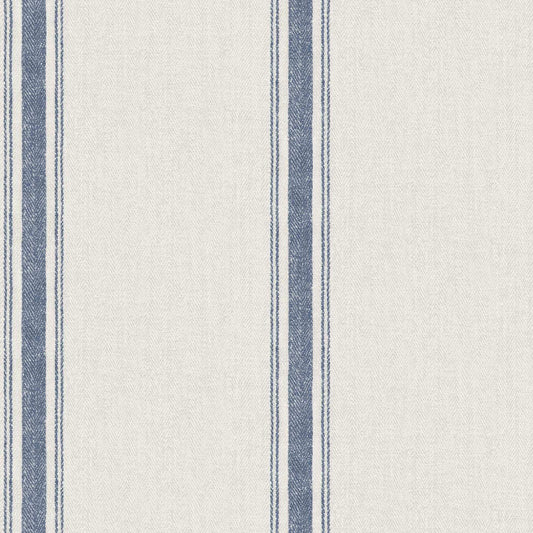 Chesapeake Plaid & Stripe Linette Wallpaper - Blue