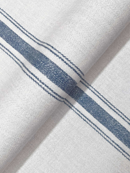 Chesapeake Plaid & Stripe Linette Wallpaper Sample - Blue